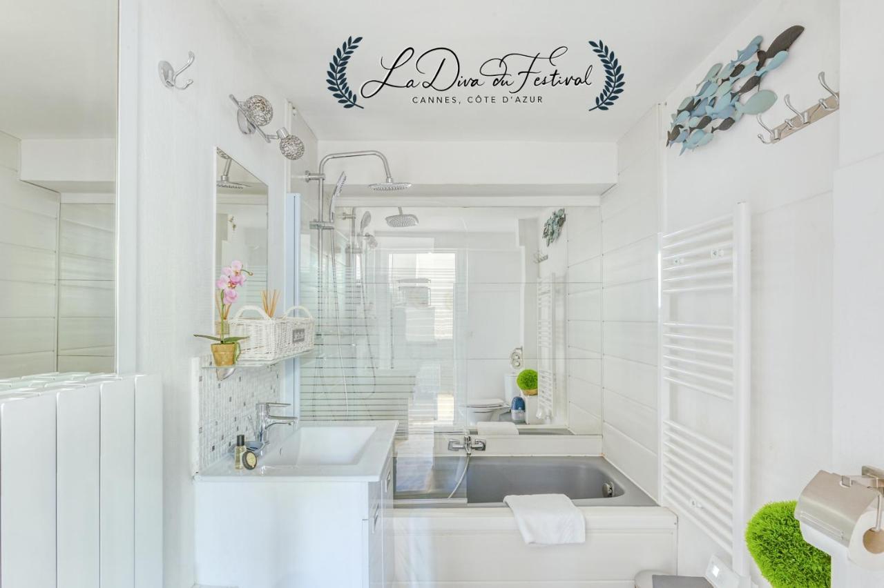 La Diva Du Festival - 10 Mn A Pied Palais & Plages - Cosy & Calme - Clim - Wifi Cannes Exterior foto