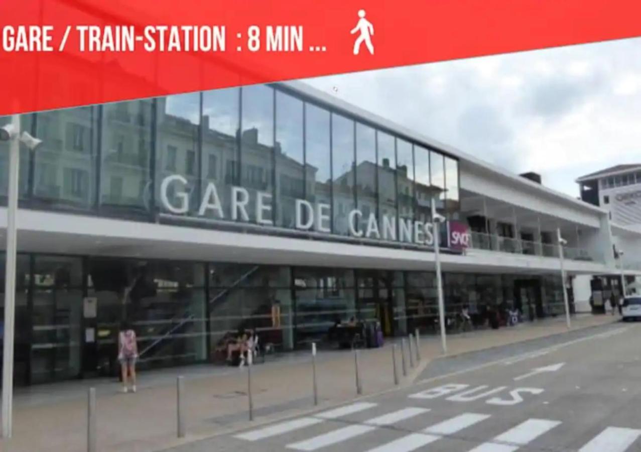 La Diva Du Festival - 10 Mn A Pied Palais & Plages - Cosy & Calme - Clim - Wifi Cannes Exterior foto