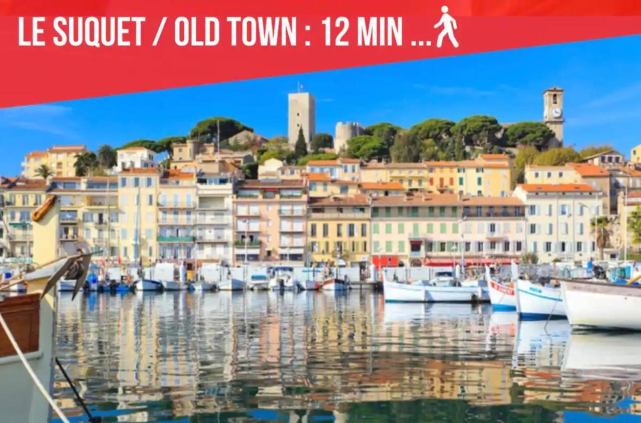 La Diva Du Festival - 10 Mn A Pied Palais & Plages - Cosy & Calme - Clim - Wifi Cannes Exterior foto