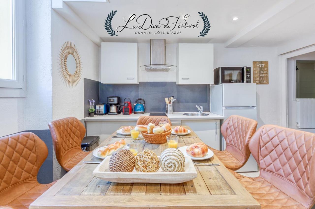 La Diva Du Festival - 10 Mn A Pied Palais & Plages - Cosy & Calme - Clim - Wifi Cannes Exterior foto