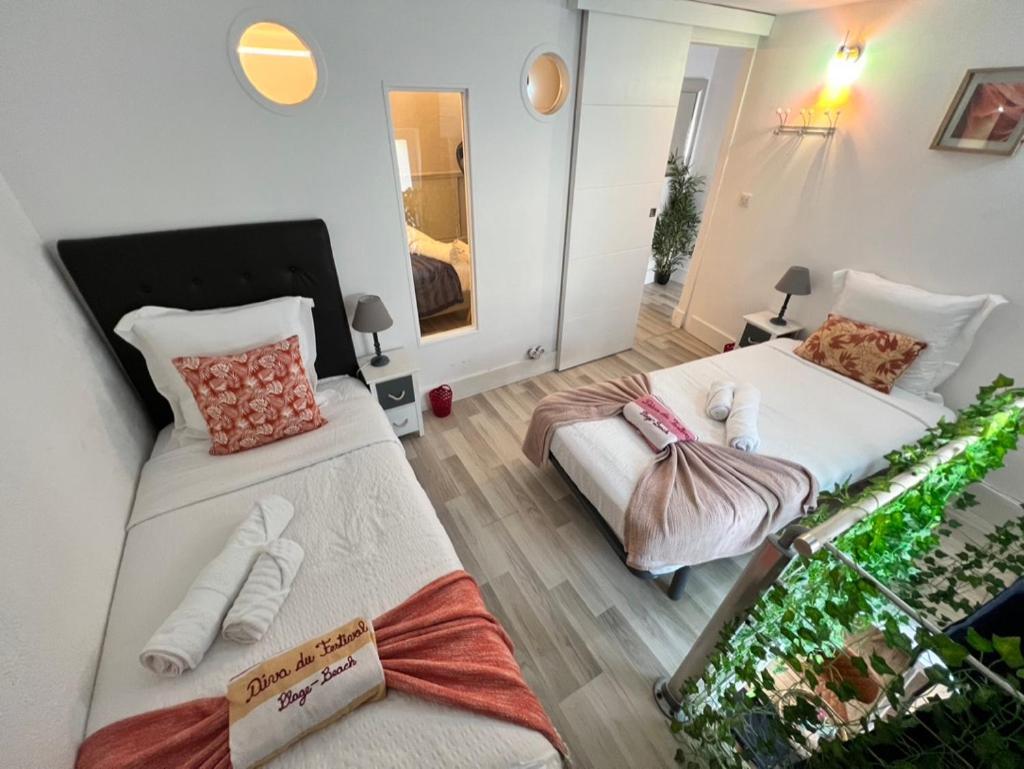 La Diva Du Festival - 10 Mn A Pied Palais & Plages - Cosy & Calme - Clim - Wifi Cannes Exterior foto